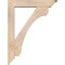 Ekena Millwork Legacy Traditional Smooth Bracket w/ Offset Brace, Douglas Fir, 5 1/2"W x 26"D x 34"H BKT0604X26X34LEC01SDF - alternate 2